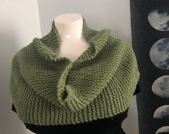 Versatile Olive Green Scarf