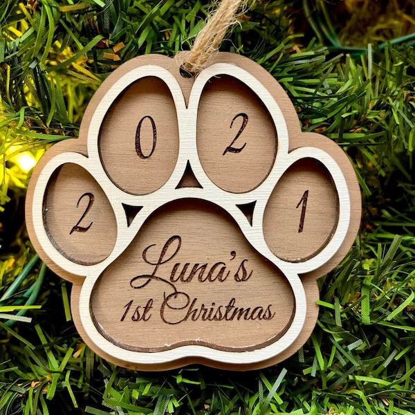 Dogs First Christmas Etsy