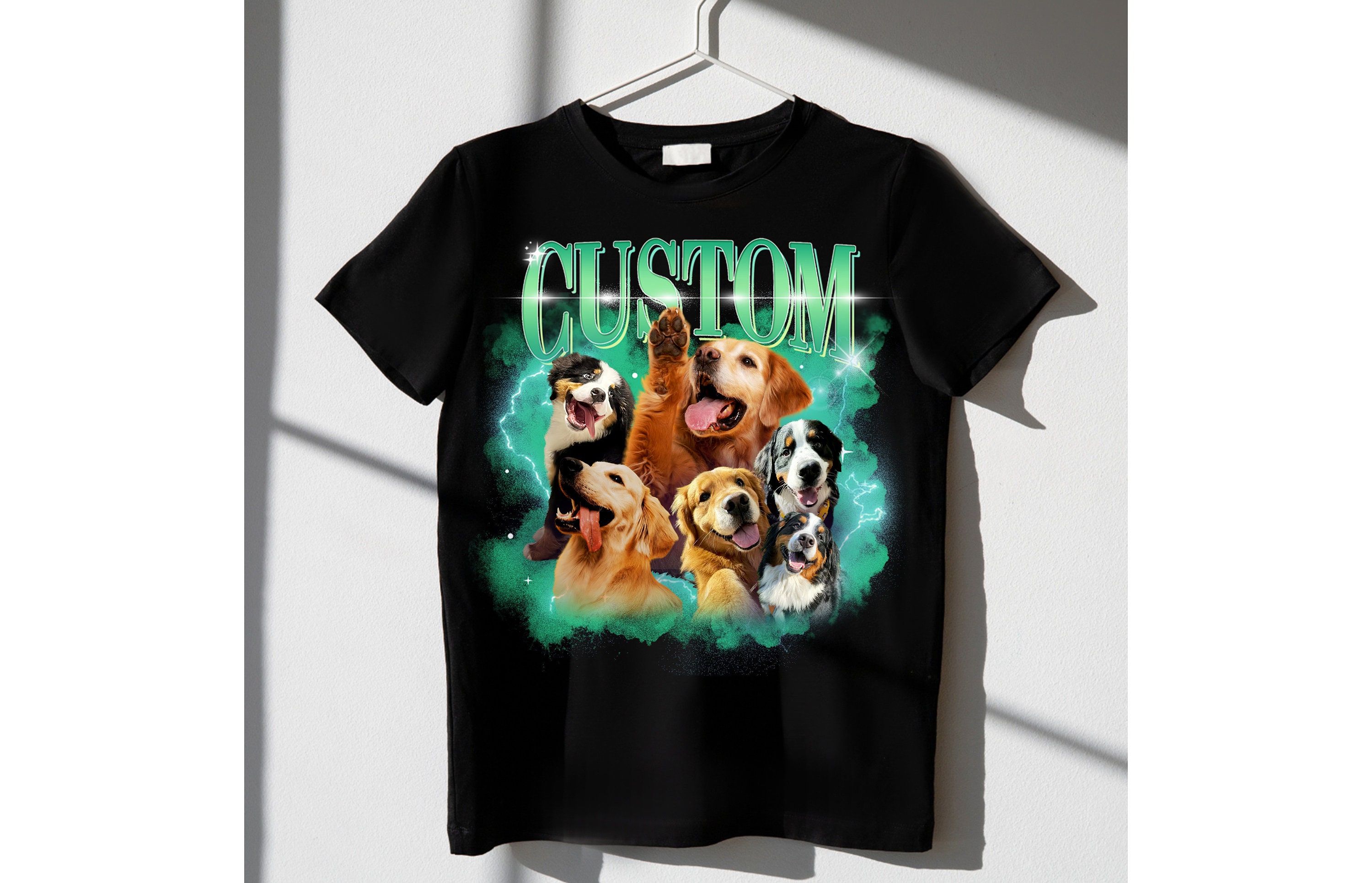 Custom Retro Bootleg Pet Shirt,Dog Bootleg Retro 90's Tee