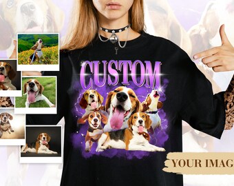 Custom Retro Bootleg Pet Shirt,Dog Bootleg Retro 90's Tee,Pet Lovers Gift