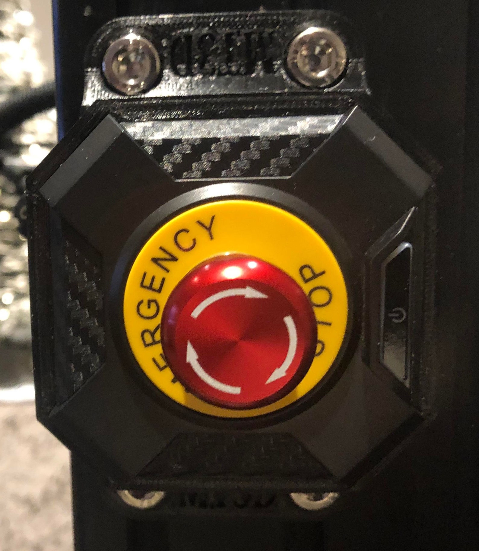 Fanatec DD 1/2 Estop Switch 8020 Mount podium Kill Switch Etsy