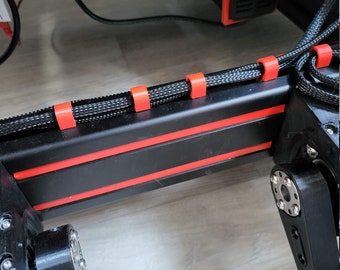 Cable Management Clip Custom Sizes for 8020 Sim Racing Profile Rig