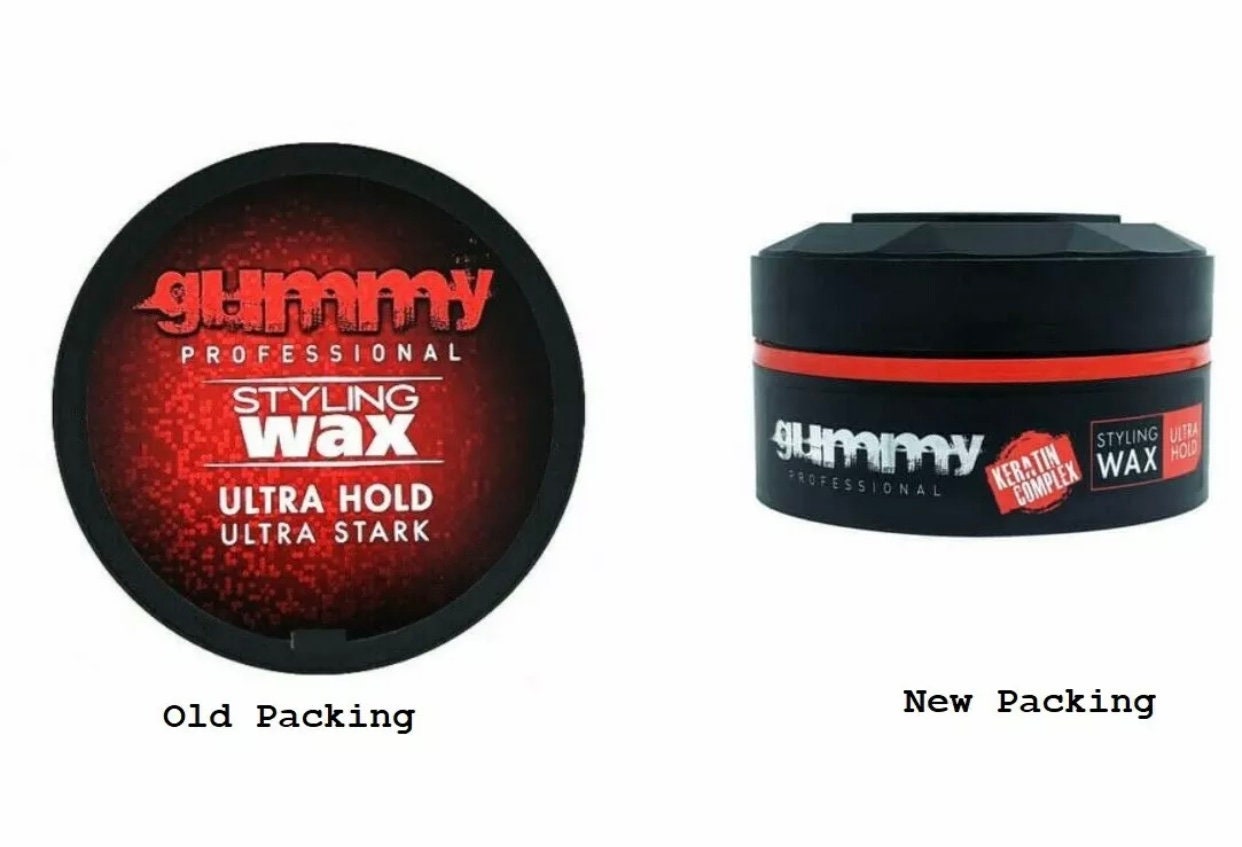 Gummy Professional Red Styling Wax Hair Gel Ultra Hold 150 ml Etsy