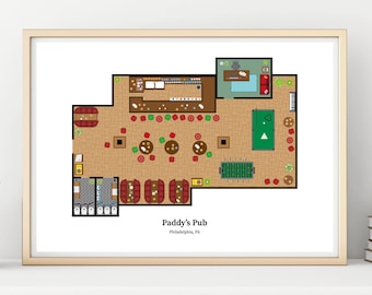 it's always sunny in Philadelphia floor plans