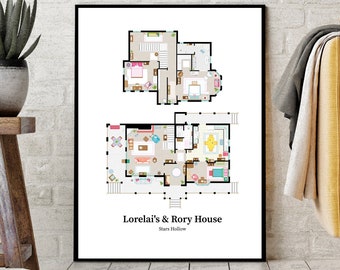 Lorelai and Rory Gilmore Floorplans