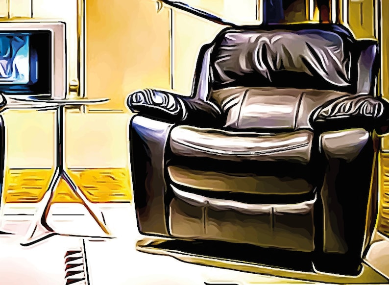 Friends TV Show Iconic Chairs Illustration, Joey and Chandler Etsy