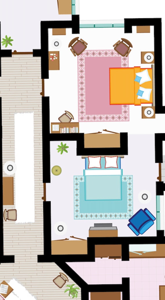 Golden Girls Tv House Blueprints Golden Girls Set, 3D Renderings