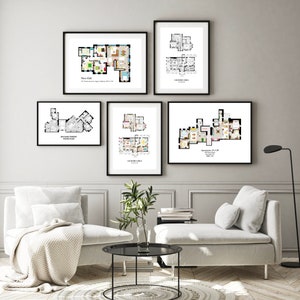 Full House Sitcom TV Show House Floor Plan - Etsy