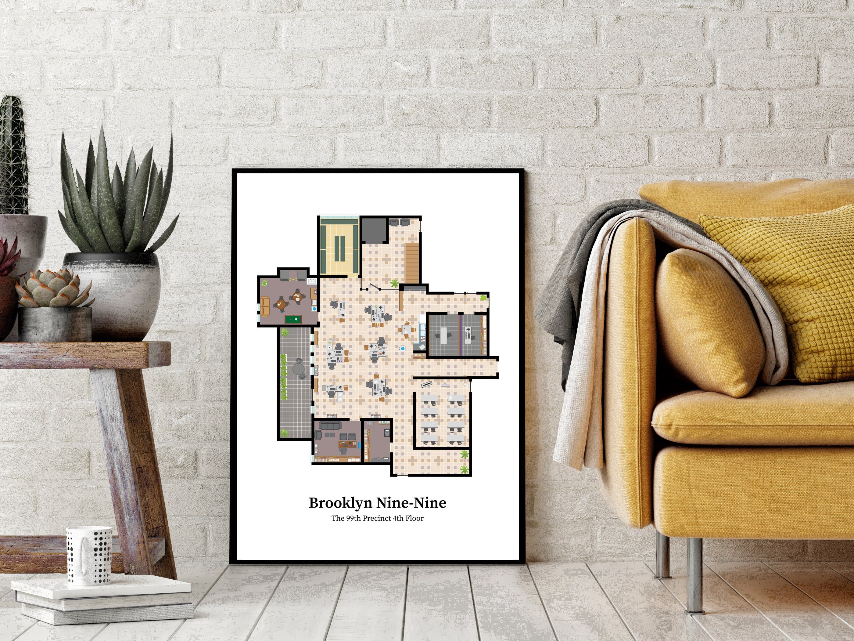 Brooklyn Nine-Nine Floor plan office