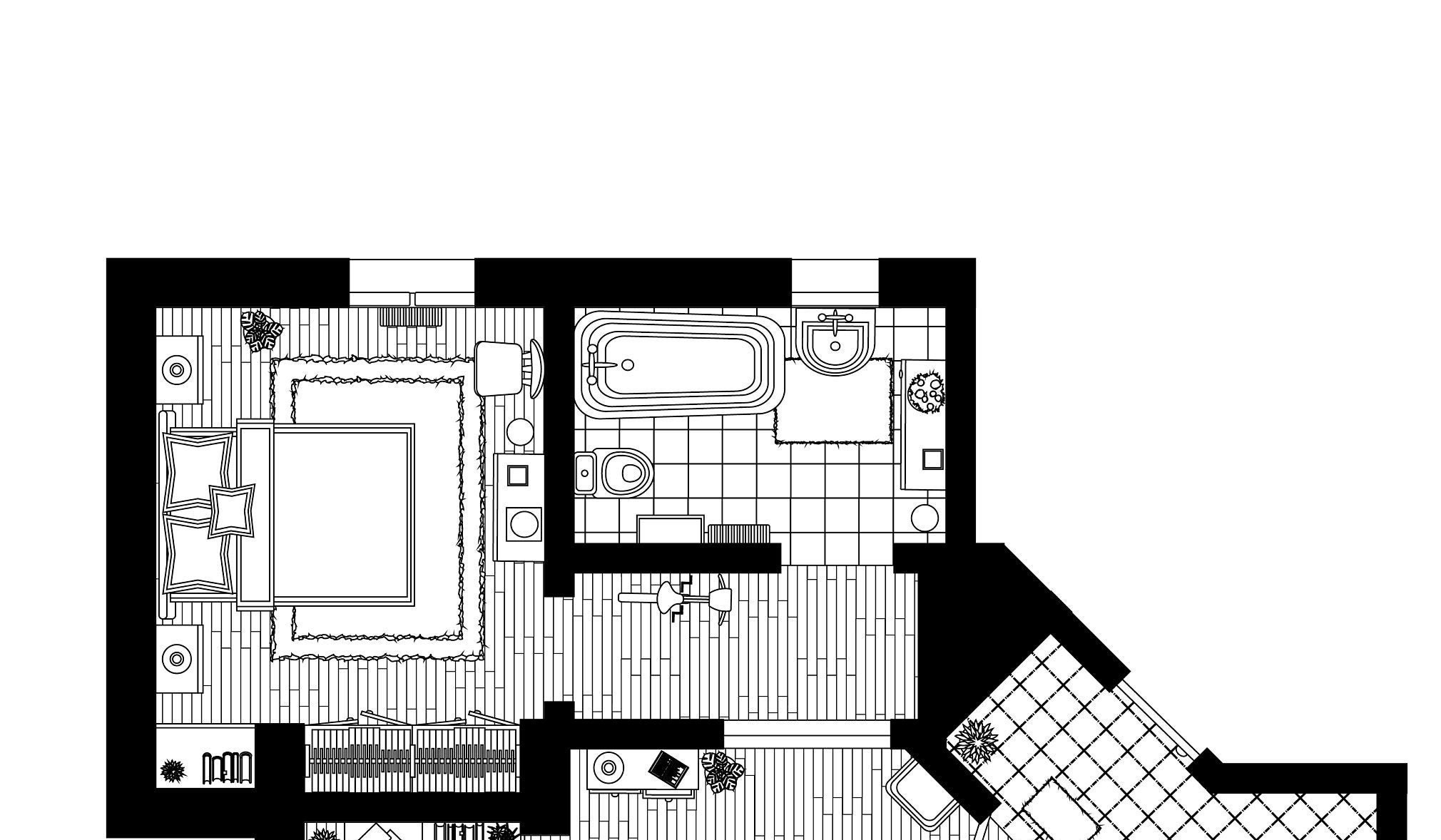 Seinfeld floor plans Seinfeld apartment blueprint for Etsy