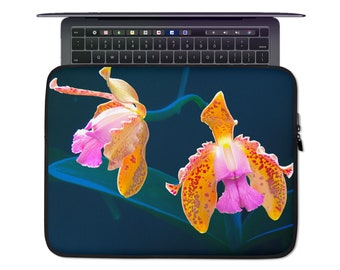 LapwentSixNine "Cattleya Tigrina" Orchid Laptop Sleeve (Limited Edition)