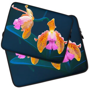 LapwentSixNine &quot;Cattleya Tigrina&quot; Orchid Laptop Sleeve (Limited Edition)