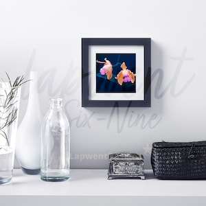 Cattleya Tigrina Orchid, Digital File for Floral Wall Decor