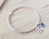Sterling Silver 80th Birthday Bracelet, 80th Birthday Jewellery Gift for Women, 80th Birthday Bracelet Gift for Her, 80th Jewellery