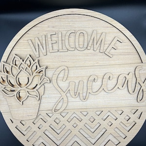 Welcome Succas Deurhanger DiY | Deurhanger DIY | Deurhangerset | Verfset | Boutique-set | Succa&#39;s
