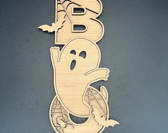 18&quot; BOO Ghost Door Hanger DiY | Door Hanger DiY | Door Hanger Kit | Paint Kit | Boutique Kit