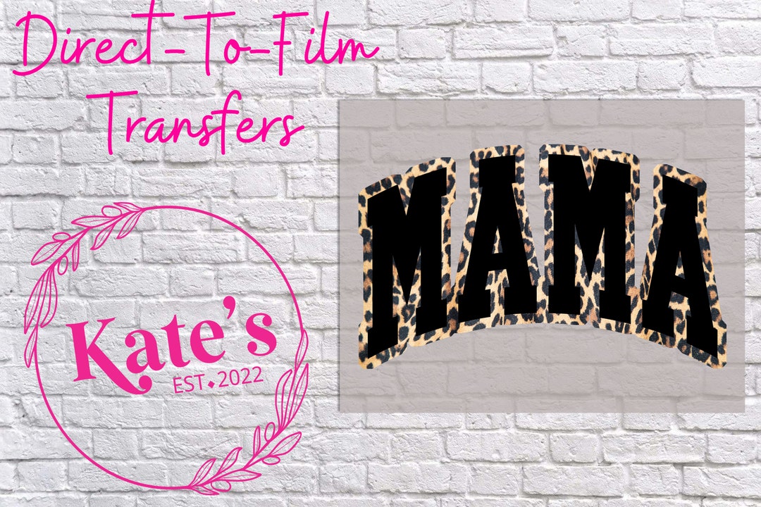 Cheetah Mama Black DTF Transfer - Etsy