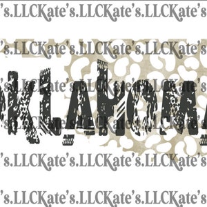 Leopard Oklahoma DTF Transfer