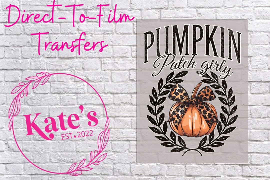 Ready to Press DTF Transfer | Pumpkin Patch Girly - Etsy