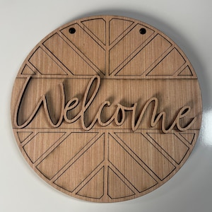 Chevron welkomstdeurhanger DIY | Deurhanger DIY | Deurhangerset | Verfset | Boutique-kit