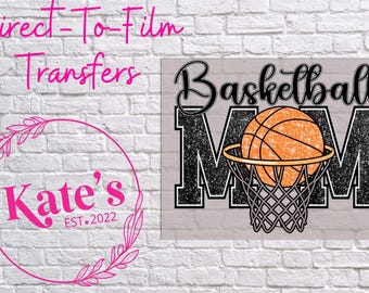 Transfert DTF prêt à l'emploi | Filet de basket-ball pour maman - Basketball