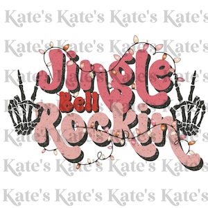 Jingle Bell Rockin DTF Bügelbild