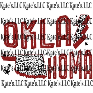 Oklahoma Cheetah DTF Transfer