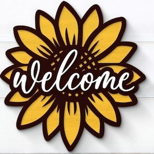 Zonnebloem Deurhanger DIY | Deurhanger DIY | Deurhangerset | Verfset | Boutique-set | Zonnebloem