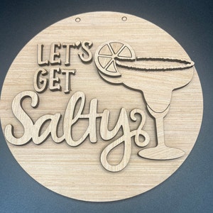 Let&#39;s Get Salty Door Hanger DiY | Door Hanger DiY | Door Hanger Kit | Paint Kit | Boutique Kit
