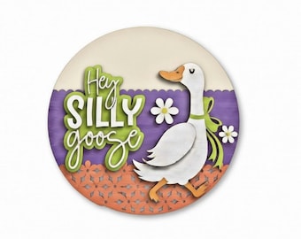 Hey Silly Goose Door Hanger DiY | Door Hanger DiY | Door Hanger Kit | Paint Kit | Boutique Kit