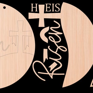 He is Risen Ostern Türhänger DiY | Türhänger DiY | Türhänger Kit | Farbset | Boutique Kit