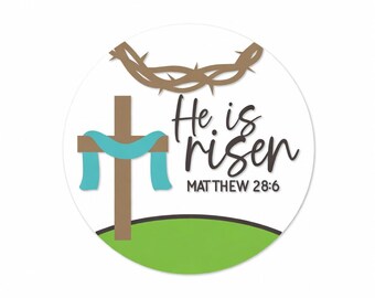 He is Risen-Thorns Door Hanger DiY | Door Hanger DiY | Door Hanger Kit | Paint Kit | Boutique Kit