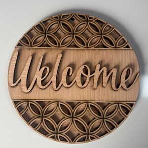 Welcome Geometrische Deurhanger DiY | Deurhanger DIY | Deurhangerset | Verfset | Boutique-set | Welkom
