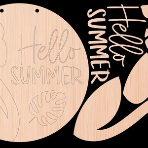 Hallo zomer Flamingo deurhanger DiY | Deurhanger DiY | Deurhangerset | Verfset | Boetiekkit