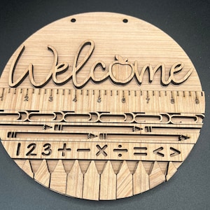 Welkom Deurhanger Klaslokaal DiY | Deurhanger DIY | Deurhangerset | Verfset | Boutique-kit