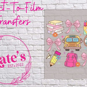 Ready to Press DTF Transfer | Coquette Back To School