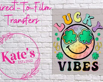 Ready to Press DTF Transfer | Lucky Vibes