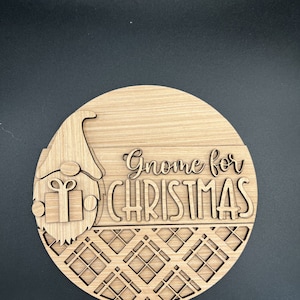 Gnome For Christmas Door Hanger DiY | Door Hanger DiY | Door Hanger Kit | Paint Kit | Boutique Kit