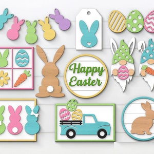 Easter Wood Tiered Tray Blank | Easter DiY | Tiered Tray DiY | Paint Kit | Boutique Kit | Tiered Tray