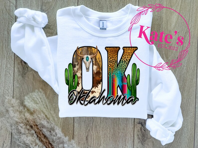 Western OK DTF Transfer Flat Rate UPS Shipping on Multiple Prints Etsy