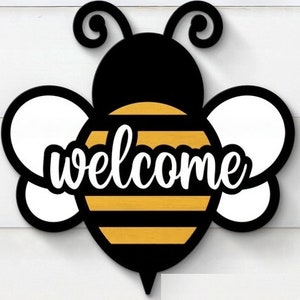 Bumble Bee Door Hanger DiY | Door Hanger DiY | Door Hanger Kit | Paint Kit | Boutique Kit | Bumble Bee