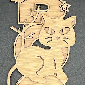 18&quot; BOO Cat Door Hanger DiY | Door Hanger DiY | Door Hanger Kit | Paint Kit | Boutique Kit