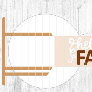 Hello Fall Vertical Door Hanger DiY | Door Hanger DiY | Door Hanger Kit | Paint Kit | Boutique Kit