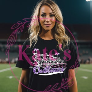 Anpassad fotbollsstadionmaskot PNG - skolanda Clipart, matchdagssporter, dina färger och digital maskotfil bild 2