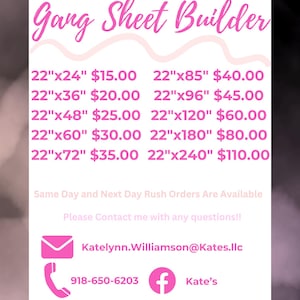 Build Your Own DTF Gang Sheet