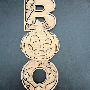 25&quot; BOO Pumpkin Hanger DiY | Door Hanger DiY | Door Hanger Kit | Paint Kit | Boutique Kit