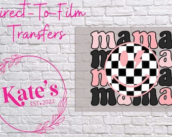 Listo para imprimir Transferencia DTF / Checkered Mama