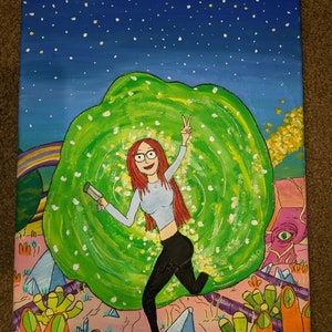 Custom Rick & Morty Painting