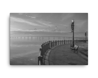 New Bern Waterfront Canvas, Union Point Park, B&W Canvas, North Carolina