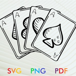 Playing card svg, Playing cards svg, Playing card suit svg, Playing card png, Playing cards png, Aces svg, Ace card svg